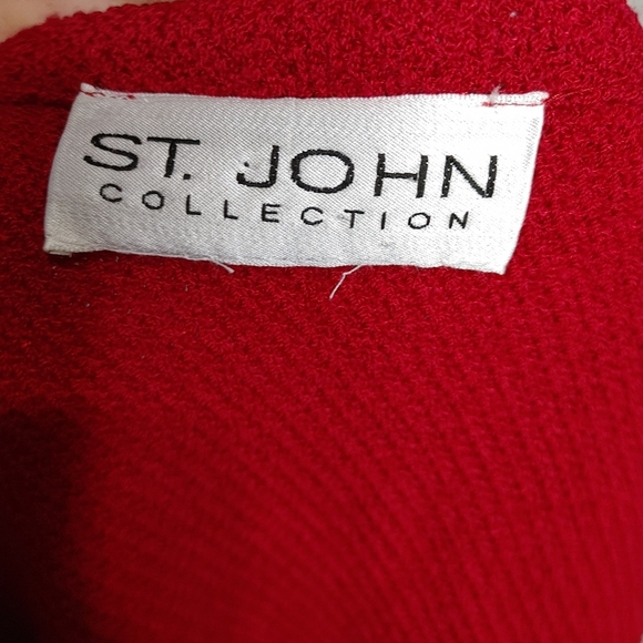 St. John Collection bow jacket O/S - Picture 9 of 12